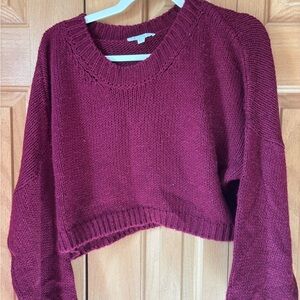 Women's Burgundy Sweater
